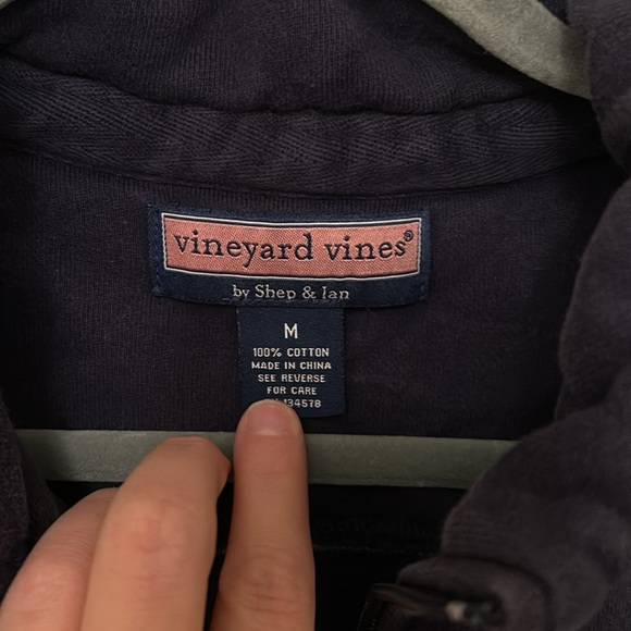 Tri Delta Vineyard Vines Shep Quarter Zip - Picture 4 of 4